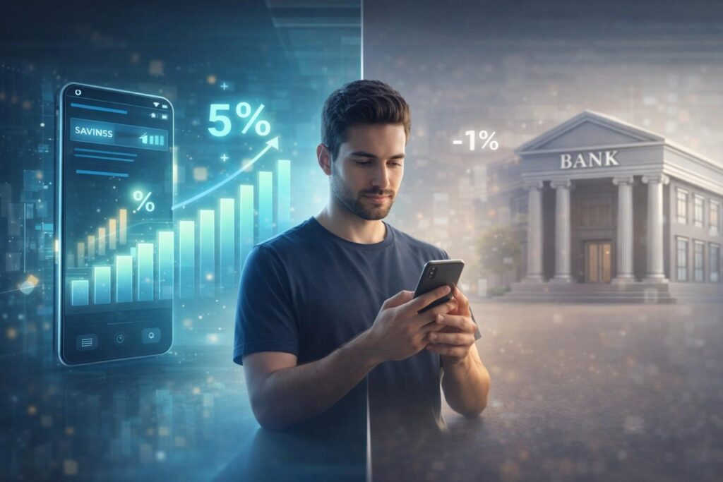 High-Interest Digital Savings Accounts vs Traditional Banks: What Changed, Why It Matters, and Who Really Wins in 2026.